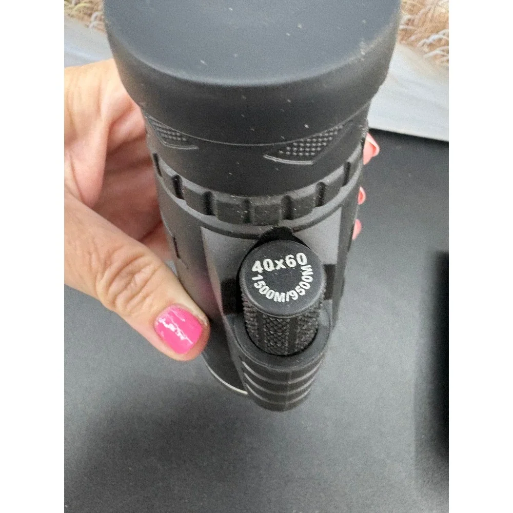 40x60 High Definition Monocular Telescope with Built-in Compass and Carry Case